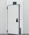 hinged door